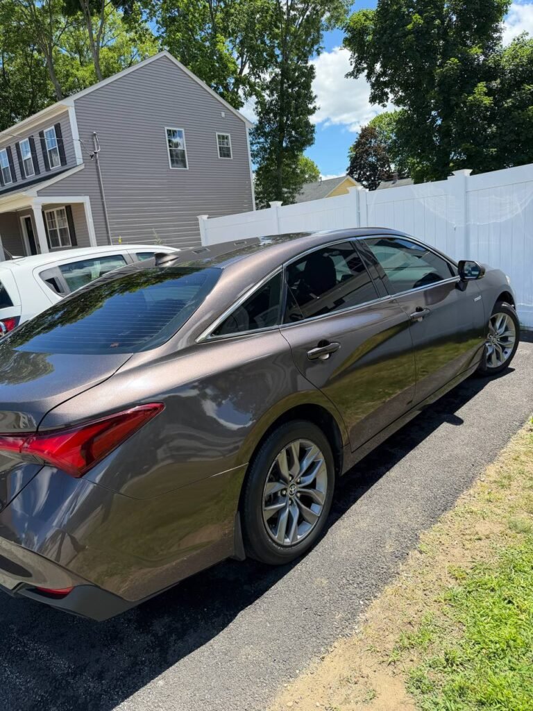 Weather protection detailing for a Massachusetts vehicle