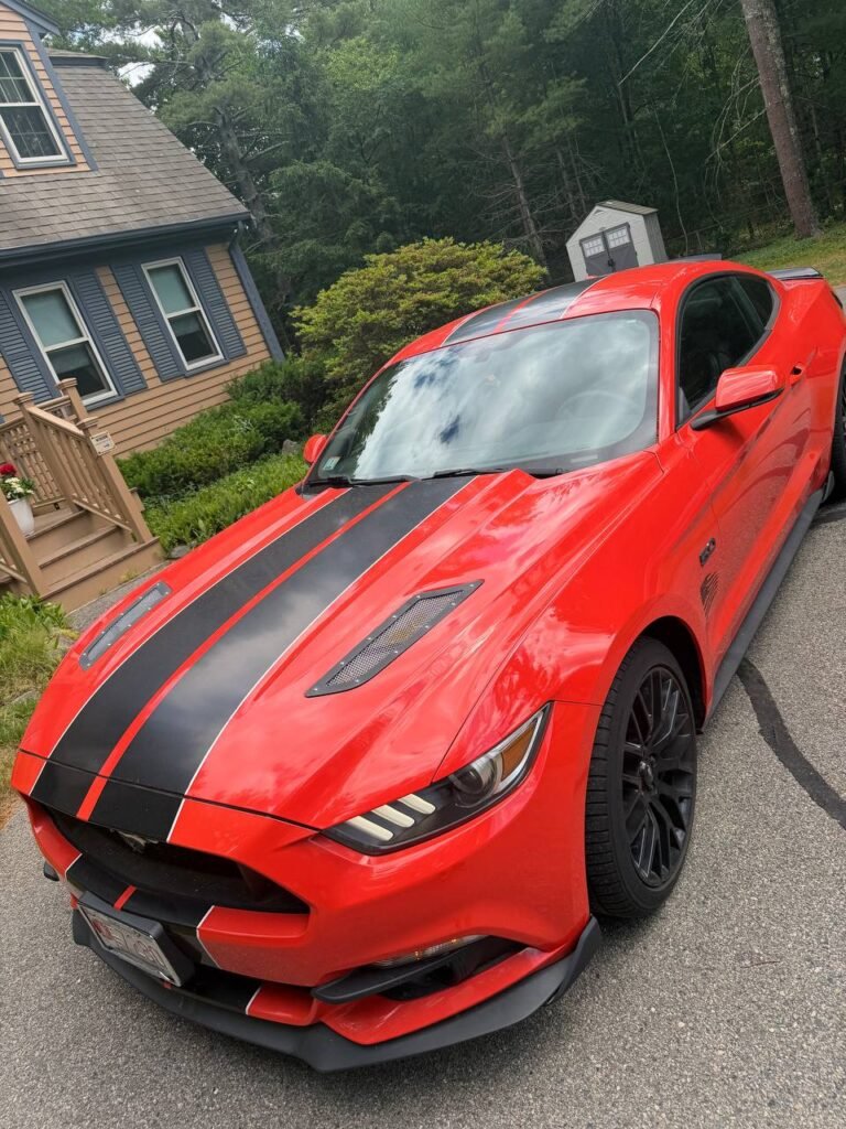 Professional ceramic coating applied to a vehicle in Massachusetts